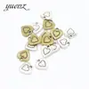 YuenZ Accesorios de joyería DIY de aleación de zinc colgante de corazón pequeño retro 10 * 10MM A68