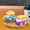 Llavero de Mini Coche Transfronterizo Divertido Alivio del Estrés Juguete para Coche de Estudiante Llavero Colgante para Bolso Pequeño Regalo