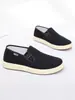 Sapatos de Pano Old Beijing para Homens Primavera e Outono, Genuínos Oficiais com Solado Macio, Confortáveis, Antiderrapantes, Duráveis, Slip-On, Sapatos de Pai