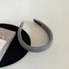 Diadema Elegante de Estilo Coreano con Ala Ancha para Mujer, con Acabado de Lujo, Lentejuelas Finas Brillantes, Diadema de Corona Alta, Accesorio Versátil para el Cabello
