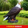 Escultura de Pájaro Simulada Cresta de Águila Ibis Rojo Faisán Rojo Modelo de Fibra de Vidrio Adorno de Paisaje para Jardín de Humedales al Aire Libre