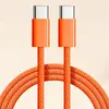 Cable de datos Apple 17 transfronterizo en stock, cable de carga Apple 15 tipo C dual, cable de datos de carga rápida trenzado C dual para teléfono móvil