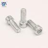 Tornillo de cilindro hexagonal con cabeza de botón, plateado en zinc, para portabidón de bicicleta M3M4M5M6M8M10M12