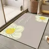 2026 Tejido de Tecnología Fresca Alfombra Suave para Piso Alfombra Baño Tocador Entrada Absorbente de Agua Antideslizante Felpudo