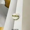 Botón Doble de Resina y Metal Fangyuan Chaqueta de Traje Moda Abrigo Suéter de Lana Suéter de Punto Botón Decorativo Exquisito