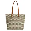 Nueva colección de verano: bolsa de playa de paja versátil y de gran capacidad, perfecta para ir al trabajo, para uso casual y para vacaciones en la playa