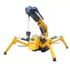Grúa de Brazo Plegable Autopropulsada de 5 Toneladas 6t para Interiores, Grúa sobre Orugas Controlada Remotamente, Grúa Araña de Brazo Telescópico Hidráulico