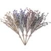 Flor de Plástico Simulada Verde Pastoral Plantio Longa Faixa de Flores Pequeno Buquê Cena de Casamento Decoração Floral Plantio Verde Artificial Enfeites