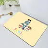 Alfombrilla de Diatomeas Dibujo Animado Xiaoxin para Baño Absorbente Antideslizante Felpudo para WC Secado Rápido Resistente a la Suciedad Alfombrilla de Piso para WC
