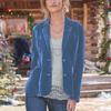 Chaqueta Corta de Terciopelo de Color Sólido, Blazer de Moda Casual para Mujer, Estilo Nuevo 2026, Transfronteriza Europea y Americana Amazon