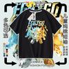 Camisetas Fofas de Festa de Verão de Manga Curta para Meninos e Meninas, Manga Média, Tamanhos Médio e Grande para Crianças, Roupas Dragon Soul God of War 2025 Novas Roupas de Verão