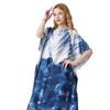 Casual, Cómodo y Holgado Estampado Transfronterizo Nuevo Falda Larga de Imitación Seda Ropa de Playa Talla Grande Comercio Exterior Europeo y Americano