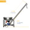 Alimentador de Tornillo Acero Inoxidable 304 Transportador de Alimentación Helicoidal Máquina Elevadora Totalmente Automática Máquina Alimentadora de Partículas en Polvo