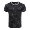Camiseta deportiva de manga corta de camuflaje para exteriores de Leeson, de verano, de secado rápido, para hombre, para entrenamiento físico al aire libre, camiseta táctica.