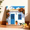 30*30 paisaje de campo pintura al óleo digital DIY pintado a mano escena callejera cafetería pintura decorativa acrílica en stock al por mayor
