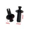 8mm furo alongado universal carro pára-choque plástico prendedor rebite clipe parafuso expansão fivela