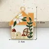 Acessórios de Joias Pequenos Estilo Chanel Transfronteiriços Casa Cogumelo Artesanal DIY Joias em Estoque Esmalte de Luxo Leve Acessórios de Joias DIY