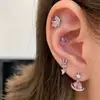 Brincos de Pino de Osso de Titânio com Design de Coelho, Brincos Fofos e Únicos para Mulheres, Versáteis e Estilosos