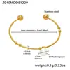 Pulseira Coração com Coração em Aço Inoxidável para Mulheres, Simples Estilo Ins Design Vazado Combinação Geométrica Acessório Banhado a Ouro 18K Real