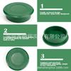 Tapa para hoyo de golf, cubierta protectora para hoyo de bola, cubierta para hoyo de green, impermeable, a prueba de polvo, cubierta verde, accesorios de golf