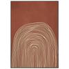Pintura Colgante Abstracta Creativa Elegante para Sala de Estar Líneas Abstractas Geométricas de Piso a Techo Pintura Decorativa para Entrada Una Enorme