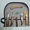 Cuchillo de talla de nogal de 8 piezas, Cuchillo de talla de nogal de 9 piezas, Cuchillo de talla de nogal de 10 piezas