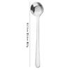 Acero Inoxidable 304 Plana Fondo Redondo Cuchara Hogareña Espesada Cuchara para Comer Cuchara para Remover Café Dorada Cuchara Nido de Pájaro Cuchara para Postre