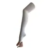 Calcetines Leggings Negros Grises de Aspecto Delgado para Mujer Otoño e Invierno Algodón Planos Color Avena Básicos Versátiles Pantalones Cálidos de Aspecto Delgado