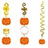 Peluca versión Q Festival de Fantasmas de Halloween trenza sucia colgante de aleación accesorios DIY de fantasma bruja calabaza murciélago lindos