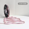 Cinta de Poliéster de 1 cm Rollo Grande de 80 Yardas Color Sólido Lazo para Regalo Decoración Empaque de Flores Cinta Colorida