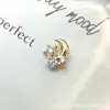 Brincos da coleção F136 liga de titânio roxo claro dourado, piercings labiais G23 titânio rosca interna zircônia, joias para piercing