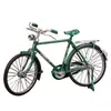 Adorno Modelo de Bicicleta Vintage de 28 Pulgadas Decoración Creativa Retro Nostálgica para Gabinete de Vino Entrada Juguete Negro