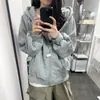 Sudadera con capucha versátil de peso pesado para mujer 2025 Otoño e Invierno Básica Forrada de polar Cálida Chaqueta con cremallera de estilo americano de alta calle