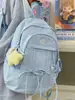 Mochila Fofa e Doce Estilo Japonês com Laço, Mochila para Aluno do Ensino Médio, Mochila de Viagem Fresca Estilo Floresta de Alto Valor