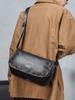 Bolso de hombro de moda para hombre, pequeño bolso cuadrado de marca de moda con bandolera de piel de vaca, bandolera, bolso deportivo multifuncional, bolso pequeño.