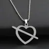 Collar de joyería de comercio exterior europeo y americano para hombre, colgante de acero de titanio, acero inoxidable, estilo coreano, collar largo, cadena de suéter para niña