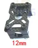 Modelo de Avião Suporte de Motor de Fibra de Carbono 3K Motor Brushless Multirotor 46 Braçadeira de Tubo 16 18 20 2225 30 Placa de Carbono