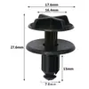 Adecuado para Ford Coche Remache Ciego Cubierta del Radiador Soporte de Posicionamiento Tipo Empuje Hebilla Protector del Motor