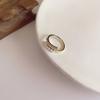 Anillo de circonita de alta calidad para mujer, ligero, de lujo, nicho, diseño exquisito, personalidad de moda, dedo índice abierto, popular, Net Red