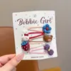 Pinzas para el Cabello de Niña, Pinzas de Conejo, Accesorios para el Cabello con Moño Rojo para Niñas, Pinzas para el Cabello de Bebé, Pinzas para Flequillo, Adornos para el Cabello