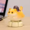Novo Ornamento de Gato Siamês Giratório de Desenho Animado Pedra Difusora de Aroma de Cristal Natural Gatinho Fofo Decoração de Mesa