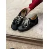 Versión en Stock~Zapatos de Entrenamiento Alemanes de Cuero Genuino Estilo Retro Simple con Aumento de Altura para Mujer, Tenis Casuales Versátiles, Zapatos Deportivos, Zapatos de Forrest Gump