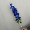 [Super gordo] flocado gordo gran delphinium gordo gran violeta alto material de flor para decoración de salón de bodas