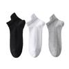 Calcetines de Malla de Corte Bajo para Hombre, Calcetines Finos de Verano Absorbentes del Sudor Transpirables, Calcetines Simples de Algodón de Color Sólido