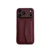 Adequado para capa de celular iPhone 18 Pro Max, capa flip de couro lisa com porta-cartões, capa anti-queda de proteção total para Apple 17, 16 capa de couro, transfronteiriço