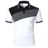Camisa Polo Nueva de Manga Corta para Hombre Transfronteriza con Solapa Estampada en 3D y Transpirable, Moda Casual