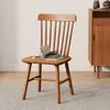 Sillas de Madera Maciza, Sillas de Comedor, Mesas y Sillas de Comedor para el Hogar, Sillas Comerciales Simples con Respaldo, Taburetes de Restaurante de Madera Estilo Retro Italiano