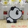 Adesivos de Tecido Desenho Animado Exquisitos, Adesivos de Panda Fofos Feitos à Mão, Adesivos de Marca de Reparo de Animação de Panda Preto e Branco, Atacado e Passáveis a Ferro