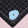 Placa de nube sonriente de dopamina accesorios de resina DIY pegamento de crema funda de teléfono hecha a mano llavero pasador de pelo accesorio para el cabello