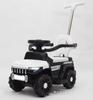 Novo Carro Recarregável Elétrico ATV Infantil de Quatro Rodas Scooby Ritable com Carrinho de Bebê Push Handler